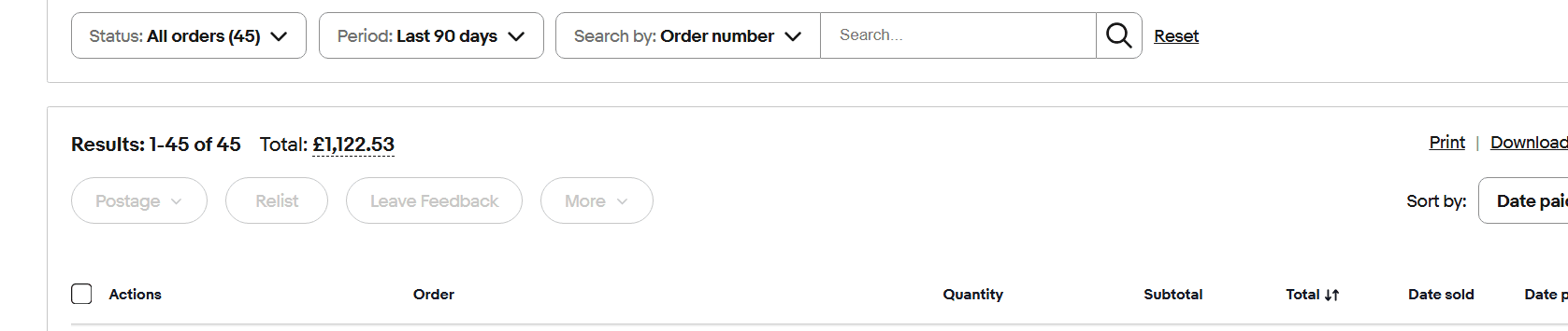 Using Seller Hub Data to Guide eBay Store Growth performance evidence